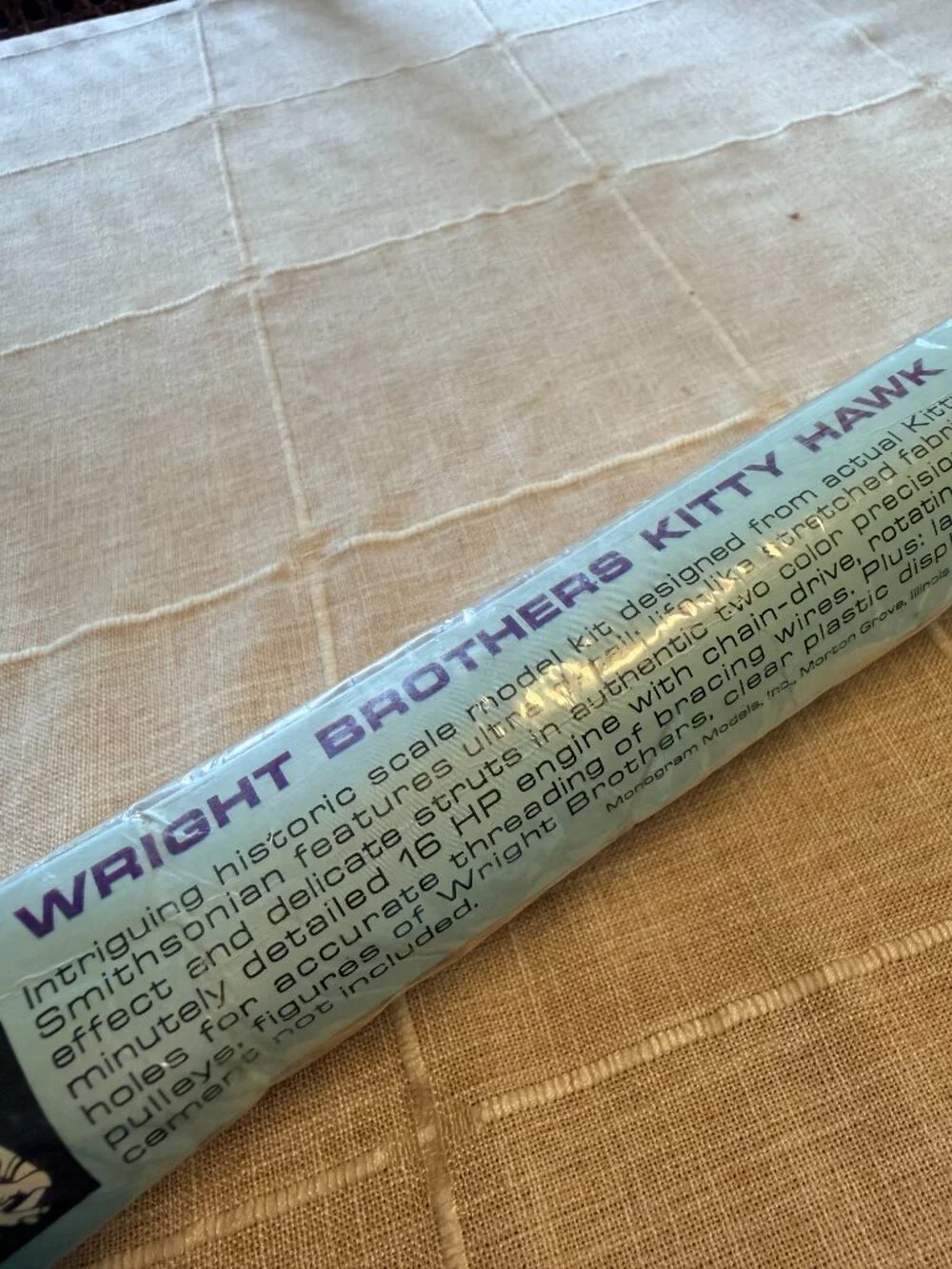 Vintage Toy Wright Brothers Kitty Hawk Monogram 1-50 Plastic Model Kit